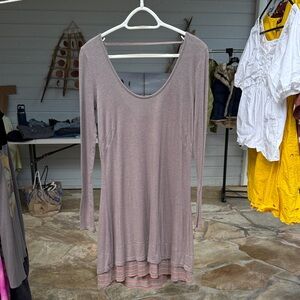 Hurley Dusty grey Long Sleeve Dress